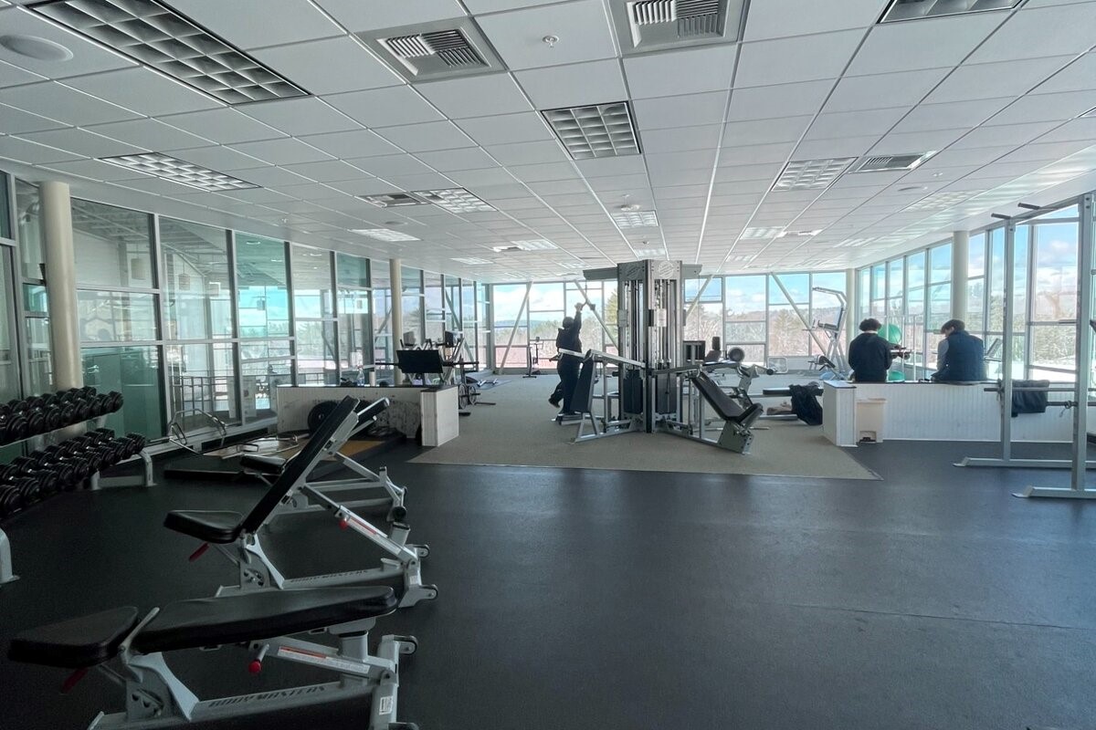 景色を望むウェイトルーム